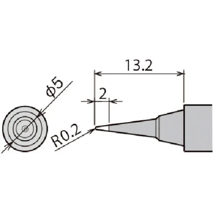 【CAINZ-DASH】太洋電機産業 交換こて先 SB型 PX-28RT-SB【別送品】