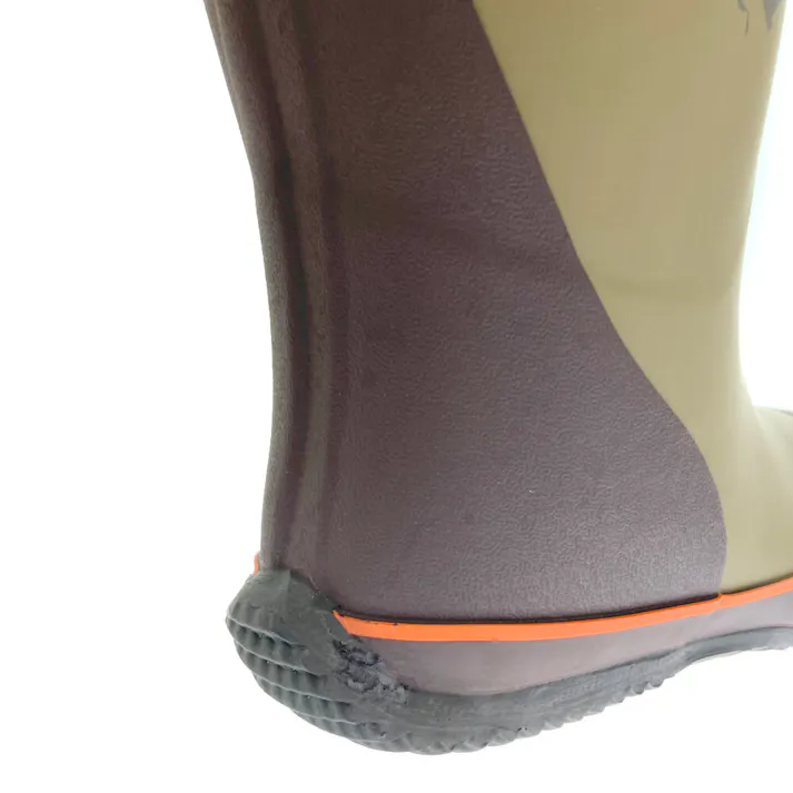 オールシーズン長靴ロール底 ブラウン ALSS501 3L 27.5cm~28.0cm