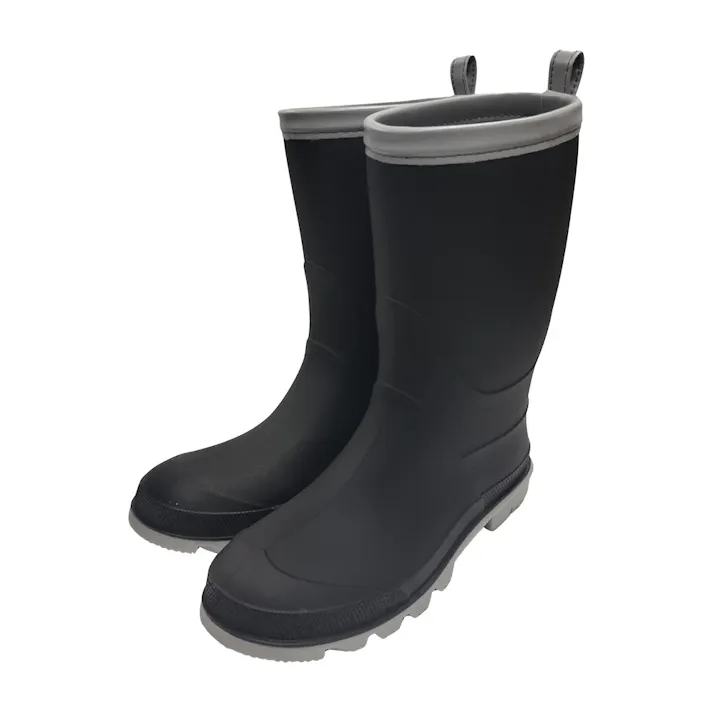 PVCレインブーツ ブラック 25.0cm