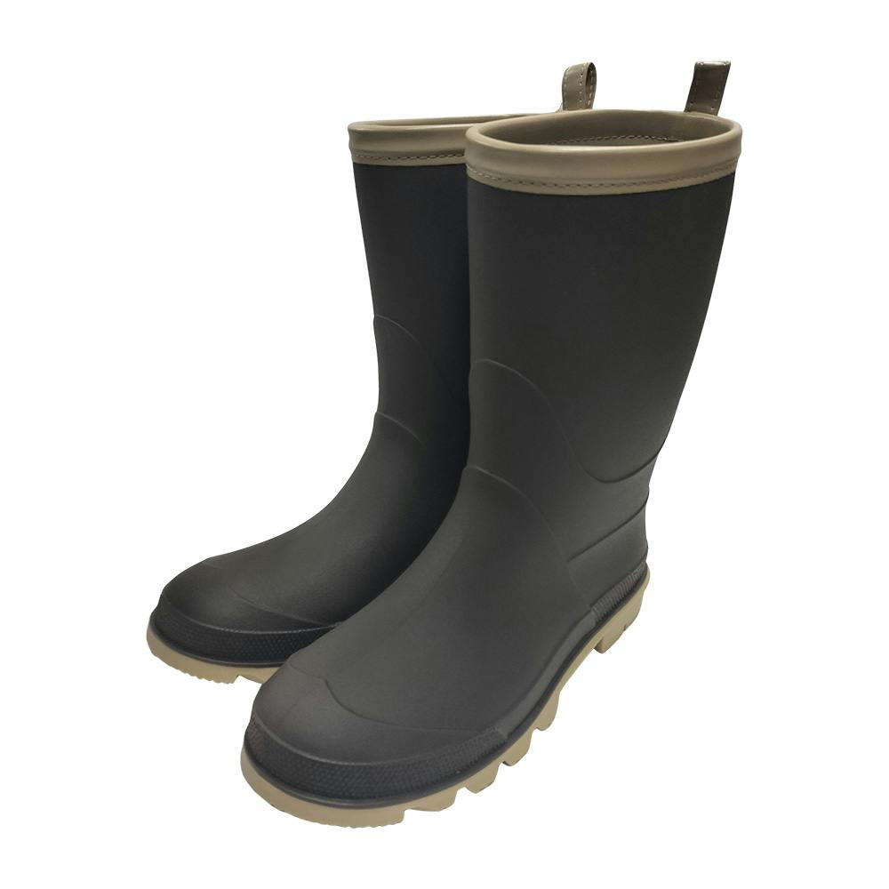 PVCレインブーツ ブラウン 18.0cm