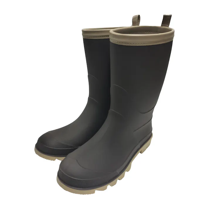 PVCレインブーツ ブラウン 25.0cm