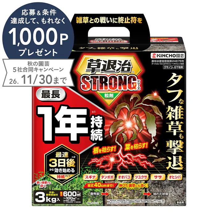 草退治ストロング粒剤 3kg