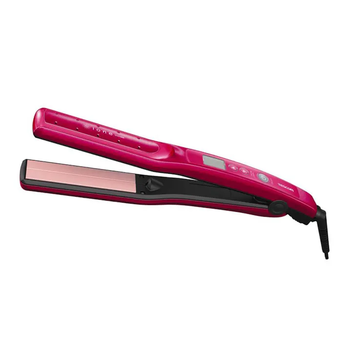 テスコム ione マイナスイオン ヘアーアイロン スパークルピンク ITH1806P(販売終了)