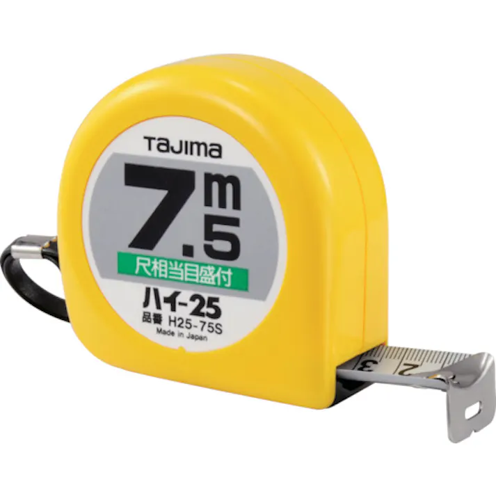【CAINZ-DASH】TJMデザイン ハイ-25 7.5m 尺相当目盛付 ブリスター H2575SBL【別送品】