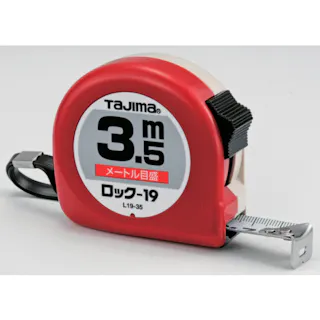 【CAINZ-DASH】TJMデザイン ロックー19 3.5m メートル目盛 ブリスター L19-35BL【別送品】