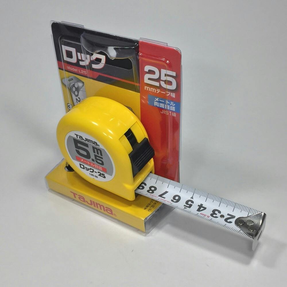 タジマ TAJIMA TJMデザイン ロック25 5.5m メートル目盛 ブリスター