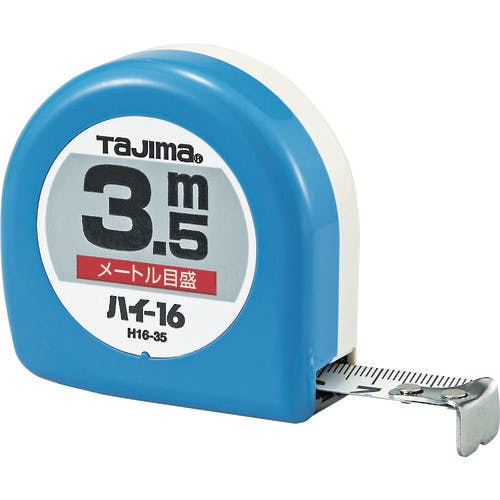 TJMデザイン ハイ-16 3.5m メートル目盛 ブリスター H16-35BL フリータイプコンベックス TJMデザイン ハイ-16 3.5m メートル目盛 ブリスター H16-35BL フリータイプコンベックス
