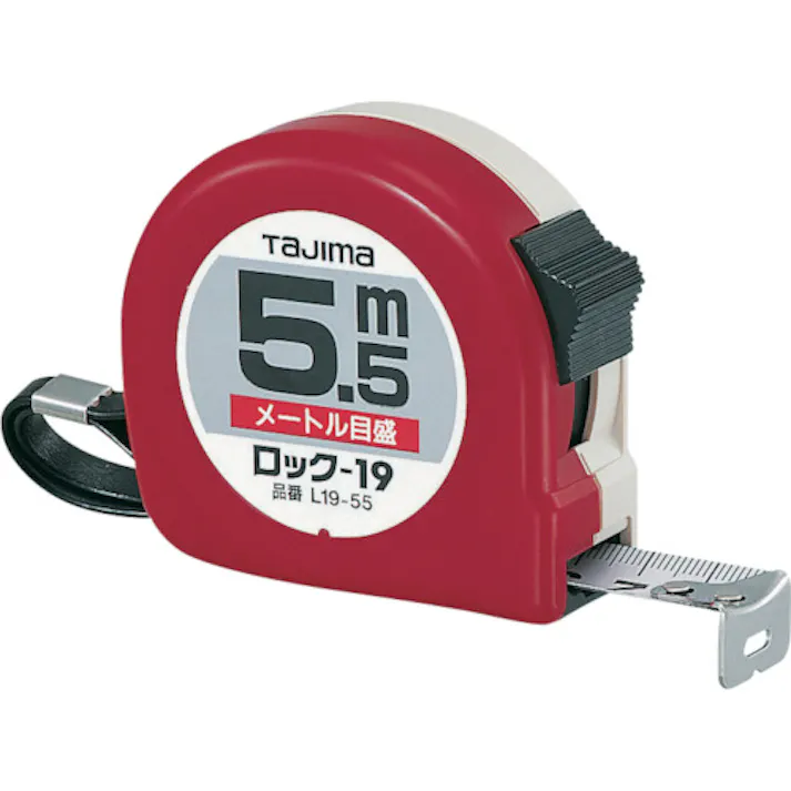【CAINZ-DASH】TJMデザイン ロックー19 5.5m メートル目盛 紙函 L19-55【別送品】