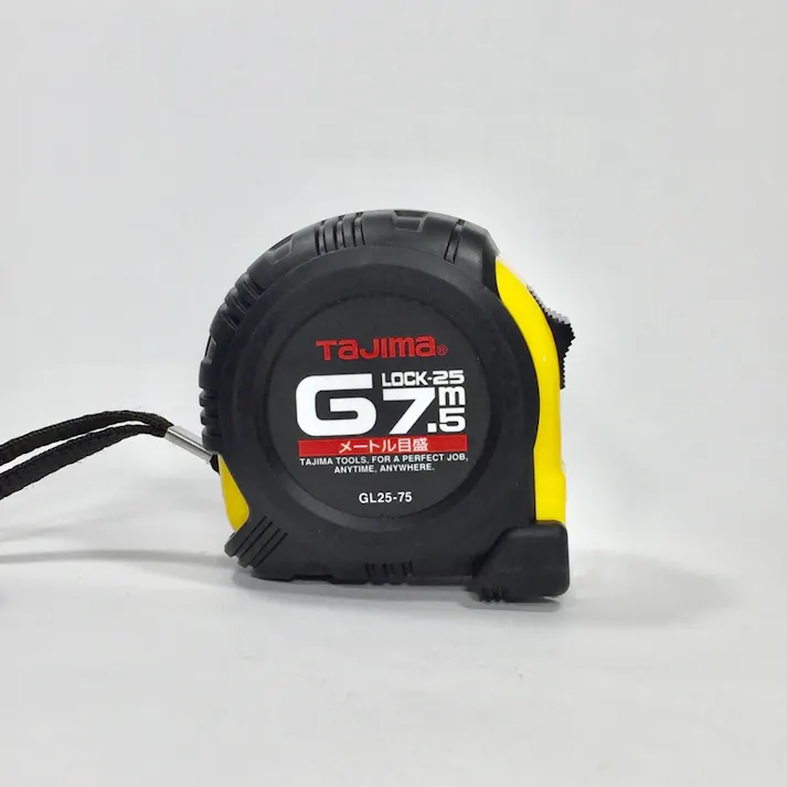 タジマ TAJIMA TJMデザイン Gロック25 7.5m メートル目盛 ブリスター GL25-75BL