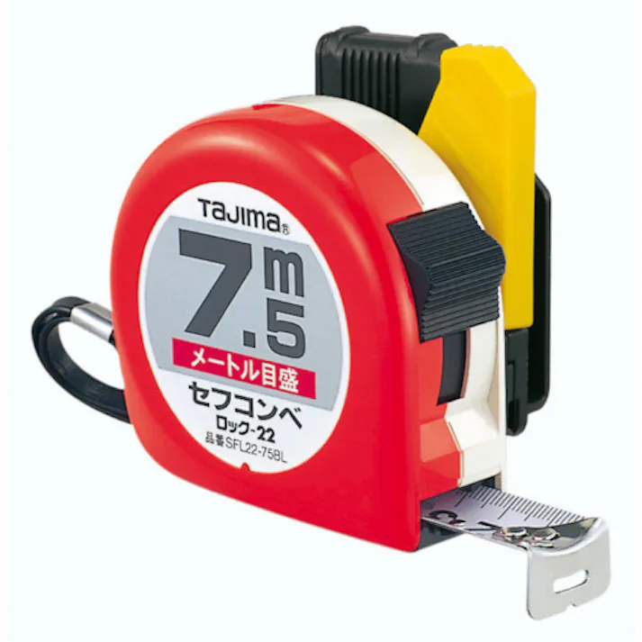 【CAINZ-DASH】TJMデザイン セフコンベロック-22 7.5m メートル目盛 ブリスター SFL22-75BL【別送品】