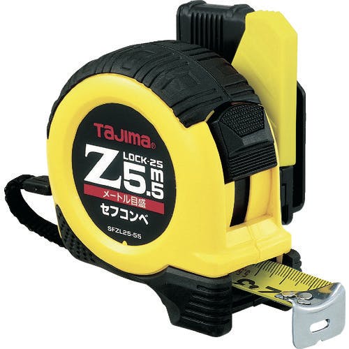 TJMデザイン セフコンベZロック-25 5.5m メートル目盛 ブリスター SFZL25-55BL コンベックス(ベルトホルダー付タイプ) TJMデザイン セフコンベZロック-25 5.5m メートル目盛 ブリスター SFZL25-55BL コンベックス(ベルトホルダー付タイプ)