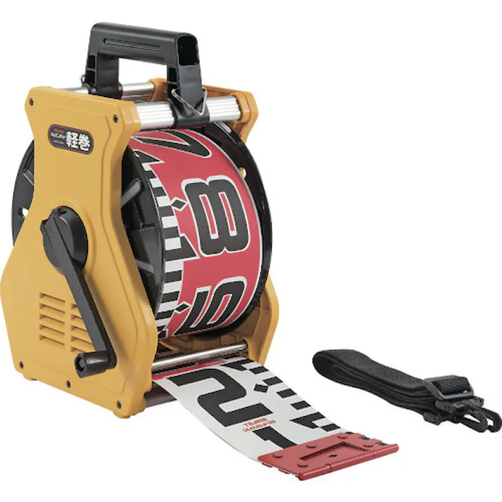 【CAINZ-DASH】TJMデザイン シムロンロッド軽巻(スタンド付テープロッド)幅120mm 長さ50m KM12-50K【別送品】