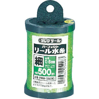 【CAINZ-DASH】TJMデザイン パーフェクトリール水糸 蛍光グリーン/細 PRM-S500G【別送品】