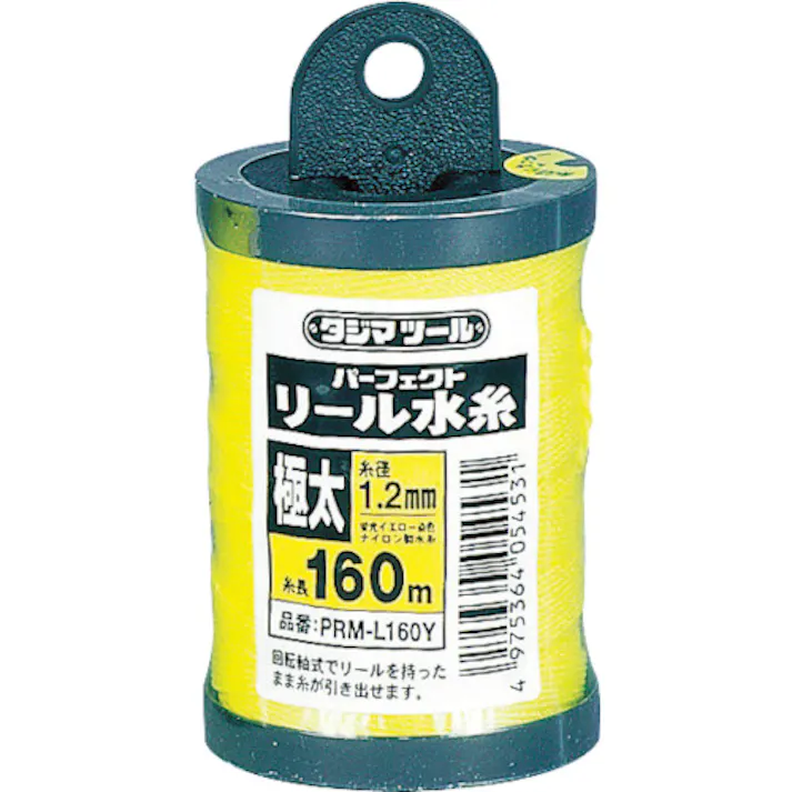 【CAINZ-DASH】TJMデザイン パーフェクトリール水糸 蛍光イエロー/極太 PRM-L160Y【別送品】