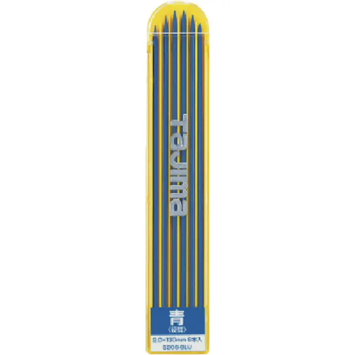 【CAINZ-DASH】TJMデザイン すみつけ(2.0mm)替芯 硬質青 6本入 S20S-BLU【別送品】