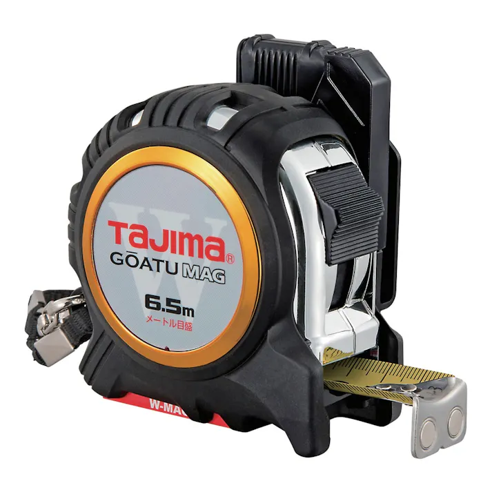 タジマ TAJIMA TJMデザイン 剛厚セフGロックダブルマグ25 6.5m メートル目盛 GASFGLWM2565