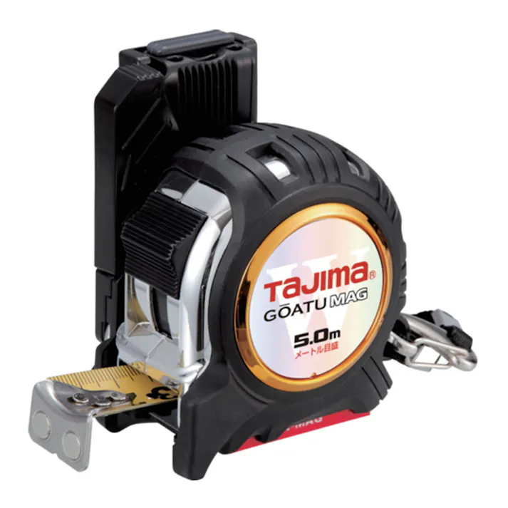 TAJIMA TJMデザイン 剛厚G 25mm幅5.0m 左セフダブルマグ右基点目盛 GASFGLWM2550LR