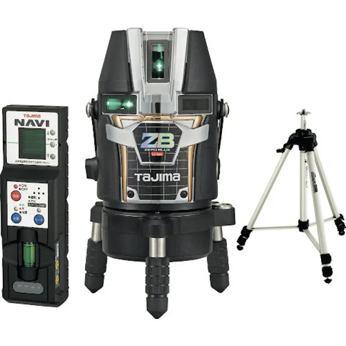 【CAINZ-DASH】TJMデザイン レーザー墨出器 NAVI ZERO BLUE リチウムーKJY 三脚セット ZEROBLN-KJYSET【別送品】