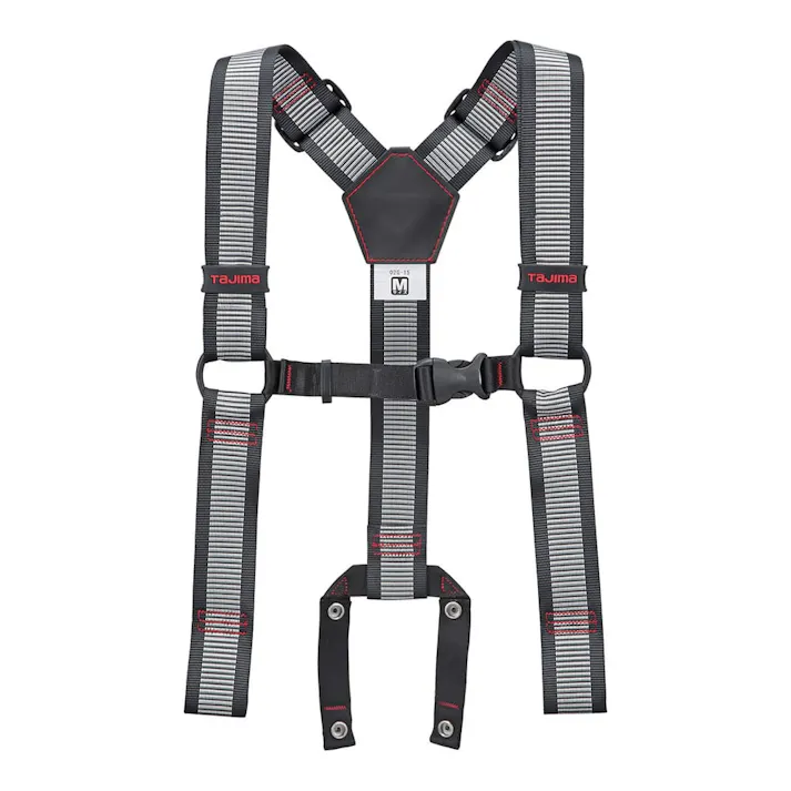 タジマ TAJIMA TJMデザイン サスペンダーリミテッド ライン白 Mサイズ YPLM-LWH