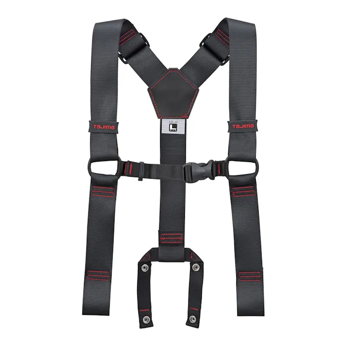 タジマ TAJIMA TJMデザイン サスペンダー 黒 Lサイズ YPL-BK