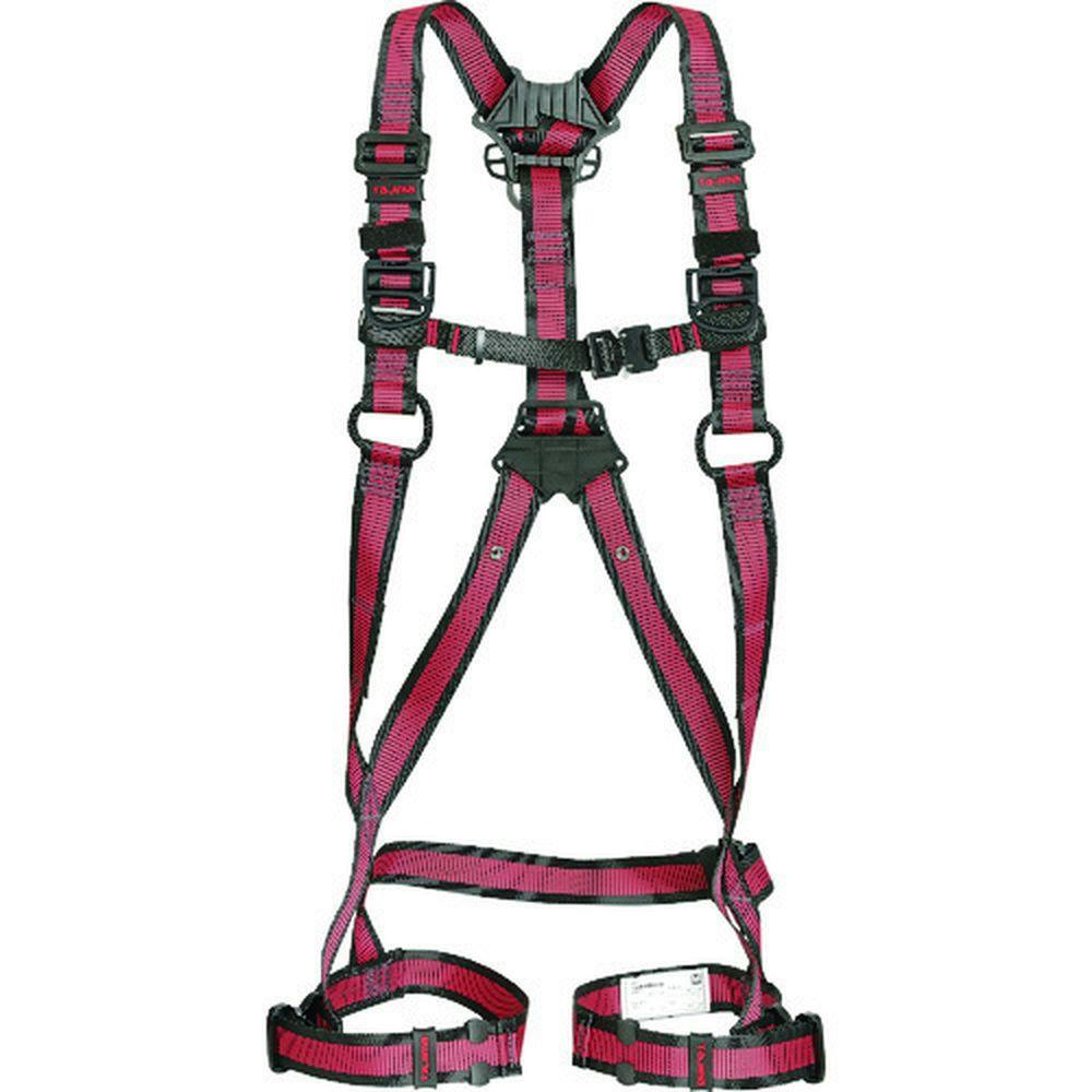 タジマ TAJIMA TJMデザイン ハーネスZA ライン赤 Mサイズ AZAM-LRE