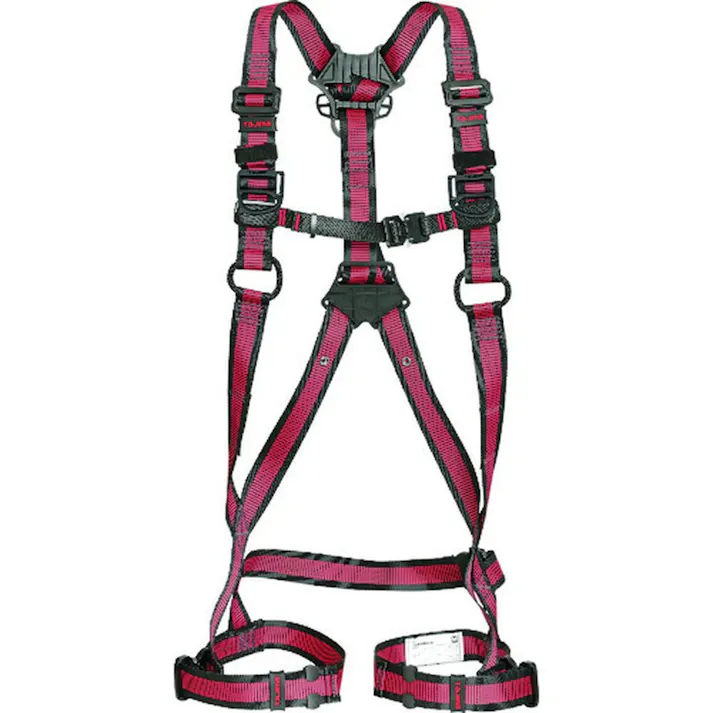 タジマ TAJIMA TJMデザイン ハーネスZA ライン赤 Mサイズ AZAM-LRE