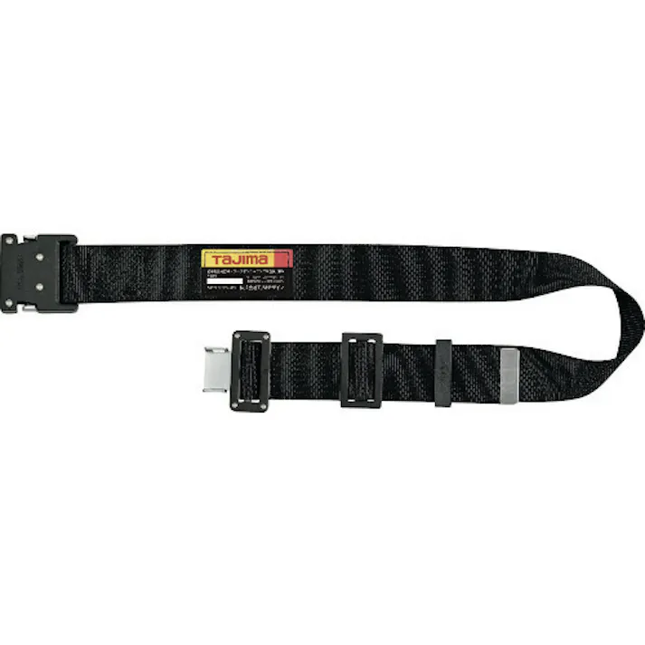 【CAINZ-DASH】TJMデザイン 胴ベルト アルミワンタッチ黒バックル 黒 Sサイズ BWBS110-BK【別送品】