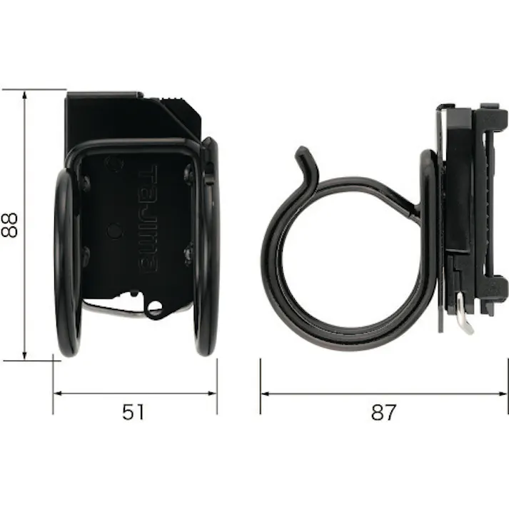 【CAINZ-DASH】TJMデザイン 着脱式工具ホルダースチール ハンマー横 SFKHI-HH【別送品】
