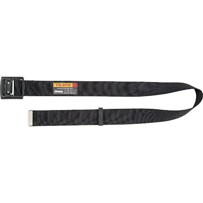 【CAINZ-DASH】TJMデザイン ワークポジショニング用胴当てベルトフラット アルミワンフィンガーバックル黒 Mサイズ WFXD2-ABM【別送品】