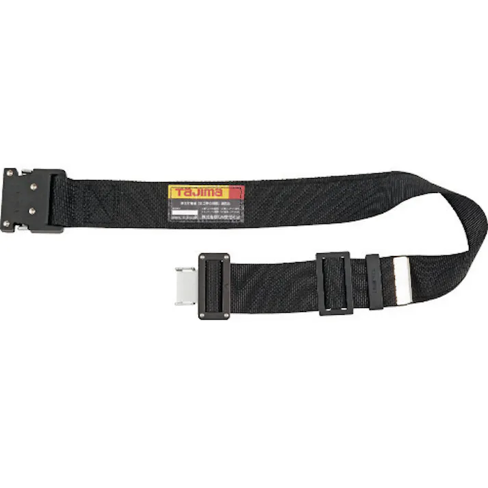 【CAINZ-DASH】TJMデザイン ワークポジショニング用胴当てベルトカーブ アルミワンタッチバックル黒 Sサイズ WCXD1-WBCS【別送品】