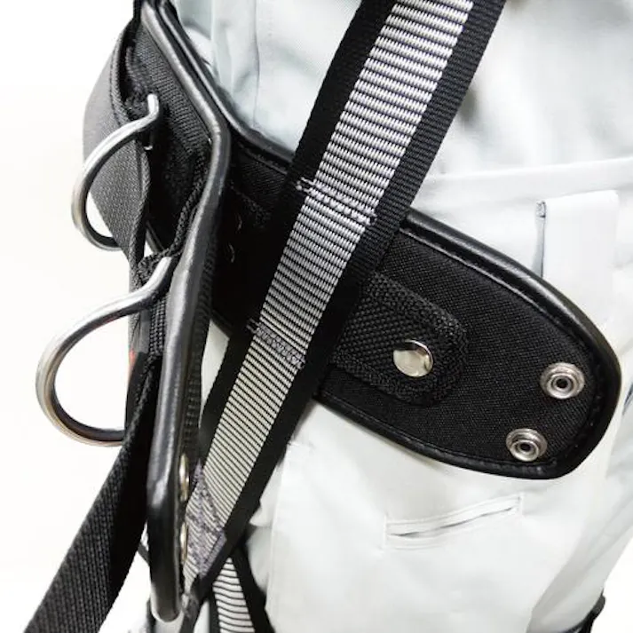 【CAINZ-DASH】TJMデザイン ワークポジショニング用胴当てベルトカーブ アルミワンタッチバックル黒 Sサイズ WCXD1-WBCS【別送品】