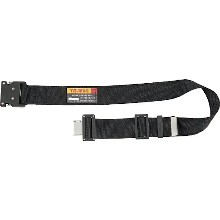【CAINZ-DASH】TJMデザイン ワークポジショニング用胴当てベルトカーブ アルミワンタッチバックル黒 Mサイズ WCXD2-WBCM【別送品】