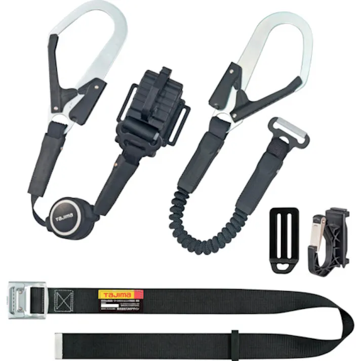 【CAINZ-DASH】TJMデザイン 胴ベルト用 ER150縦型L1ダブル スチールベルトMセット B1SMER-TL1WBK【別送品】