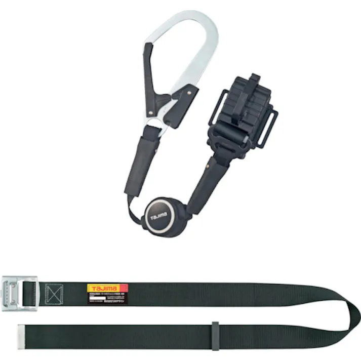 【CAINZ-DASH】TJMデザイン 胴ベルト用 ER150縦型L1ダブル スチールベルトLセット B1SLER-TL1WBK【別送品】