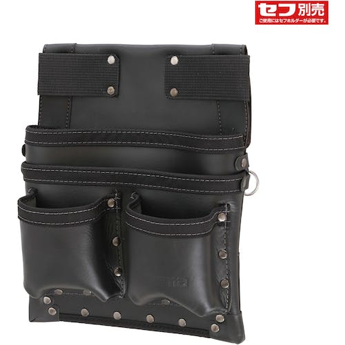 TJMデザイン セフツイン腰袋 本革 釘袋 3段大 SFKBK-KG3L2H 腰袋 TJMデザイン セフツイン腰袋 本革 釘袋 3段大 SFKBK-KG3L2H 腰袋