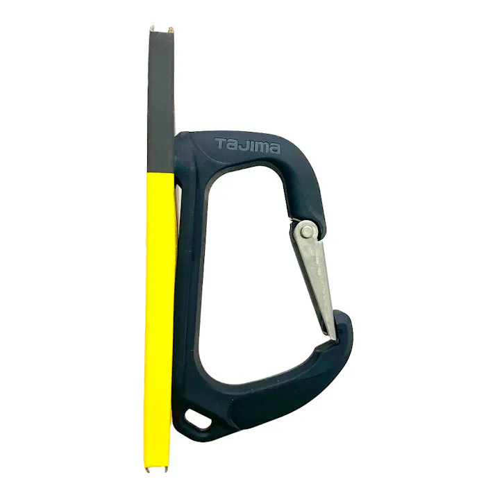 タジマ TAJIMA セフ工具ホルダー 樹脂 スリムカラビナ大 SFSKHR-CL