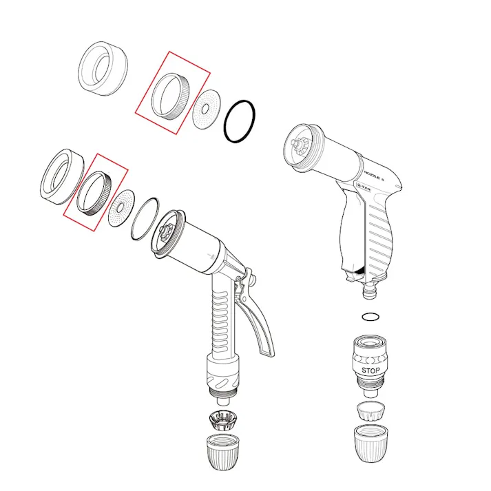 タカギ スクリーンナット 小 X972969GY