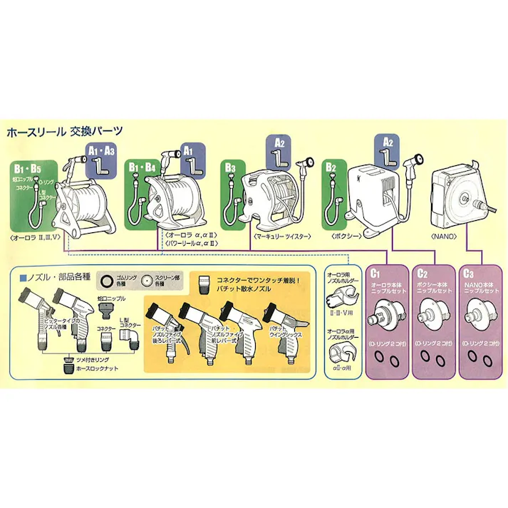 タカギ オーロラハンドル小(NB)QR200NB2