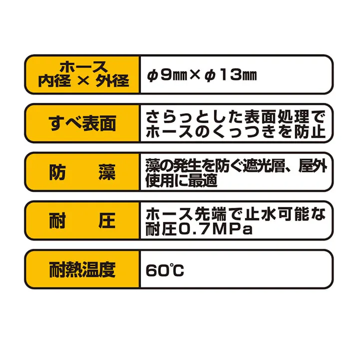 タカギ Sホース10mPH03009FJ010HS