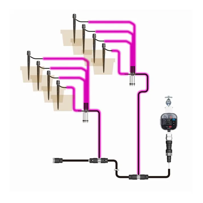 タカギ 4mm水やりホース 10m GKT210