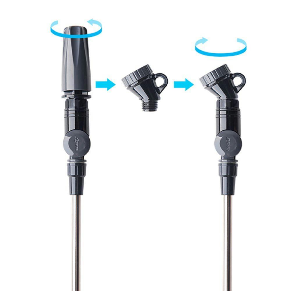 タカギ 可変式ジェットウォッシャー ブラック G1136 | 散水用品