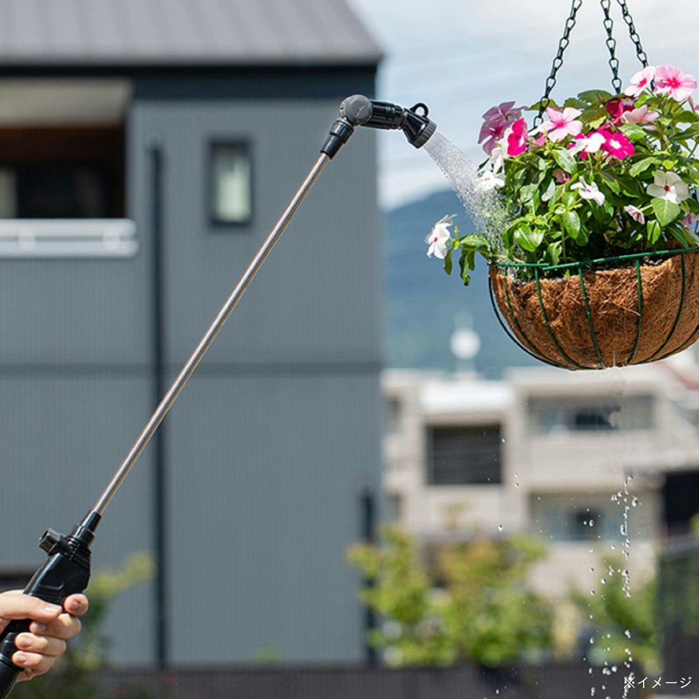 タカギ 可変式ジェットウォッシャー ブラック G1136 | 散水用品