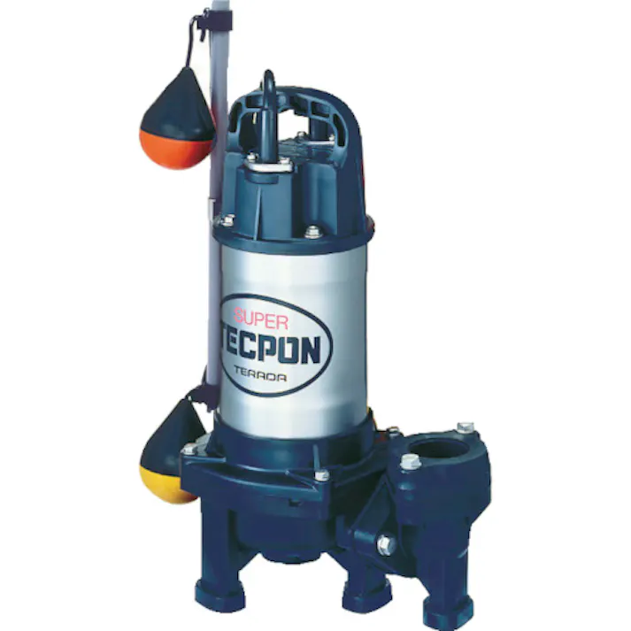 【CAINZ-DASH】寺田ポンプ製作所 汚物混入水用水中ポンプ 自動 0.75kw 全揚程12m PXA-750【別送品】