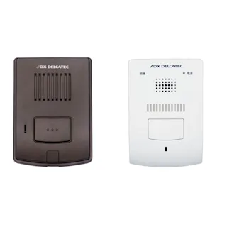 ワイヤレスインターホン(玄関子機・親機セット) DWP10A1 防犯 通信可能距離最大100m 子機最大6台増設可能 壁面取付・スタンド利用置き型