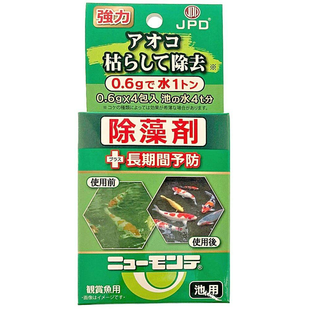 アクアキャンペーン対象】日本動物薬品 ニューモンテ 池用除藻剤 0.6g×4包入 水中生物用品・水槽用品 ホームセンター通販【カインズ】