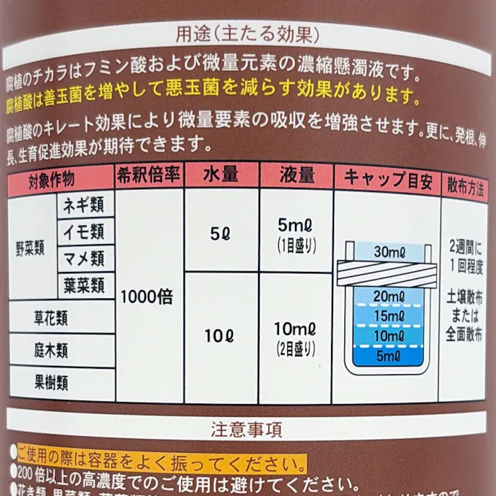 腐植のチカラ 900ml