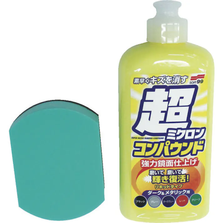 【CAINZ-DASH】ソフト99コーポレーション 車輌整備用品 超ミクロンコンパウンド液体セット ダーク&メタリック 09063【別送品】