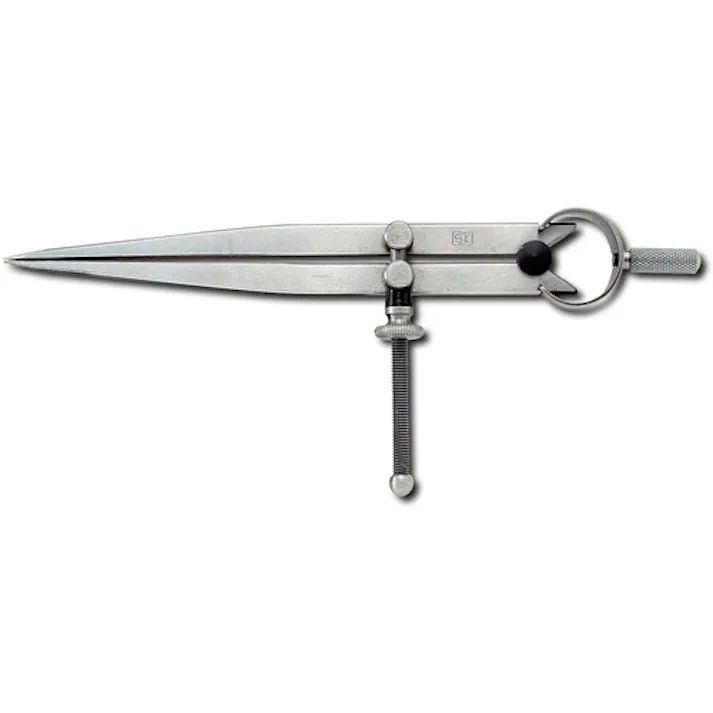 【CAINZ-DASH】新潟精機 スプリング付コンパス 150mm SD-150【別送品】