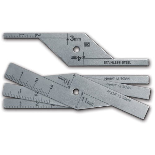 新潟精機 ルート間隔限界ゲージ 4枚セット 測定範囲3~10mm(1mmとび) WRL310 角度ゲージ 新潟精機 ルート間隔限界ゲージ 4枚セット 測定範囲3~10mm(1mmとび) WRL310 角度ゲージ