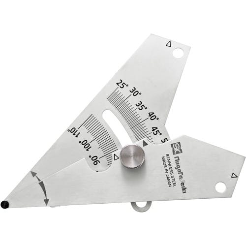 新潟精機 アングル開先ゲージ 測定範囲25~65°/70~110° WGA-65 プロトラクター 新潟精機 アングル開先ゲージ 測定範囲25~65°/70~110° WGA-65 プロトラクター